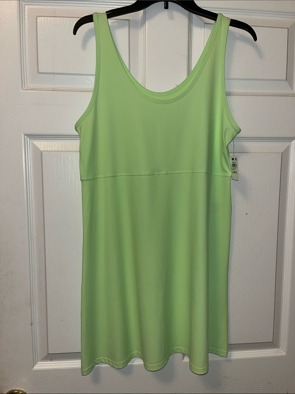 Ideology Lime Green Sleeveless Shift Dress